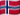 Flagge von Norwegen